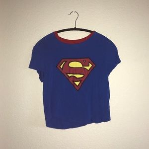 H&M super man crop top